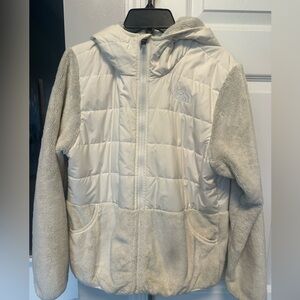 The North Face crème coat